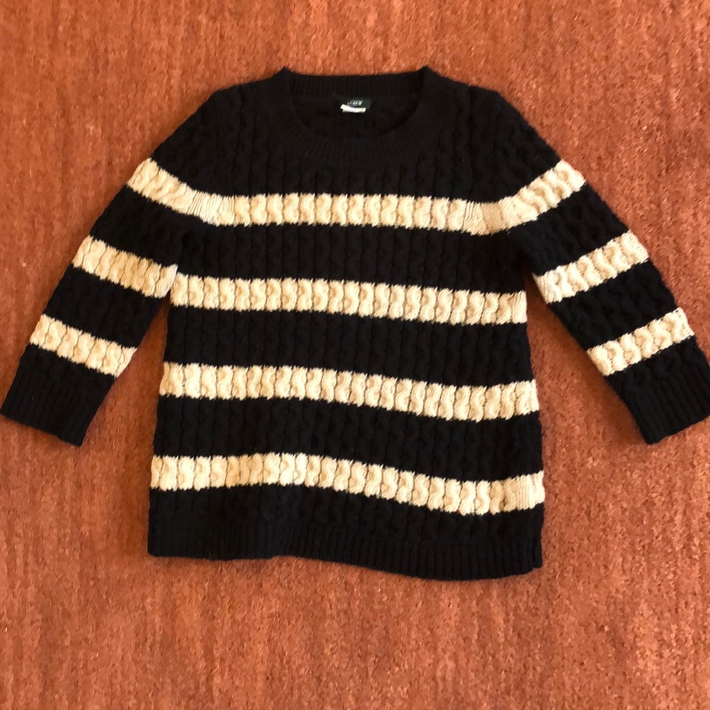 J. Crew 3/4 length sleeve sweater
